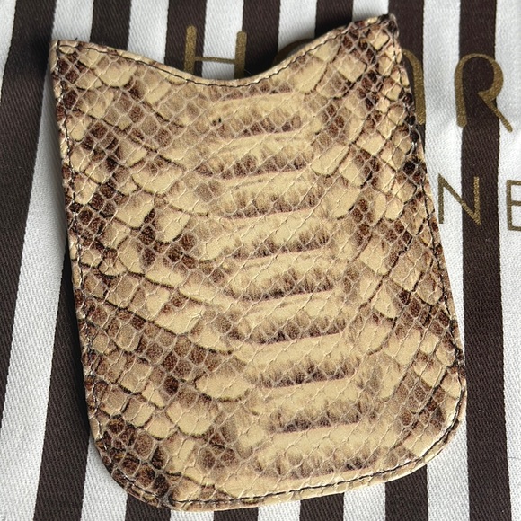 BENDEL BUNDLE Vintage Bendel ‘phone case’ business card holder wallet 2 snake - Picture 2 of 4